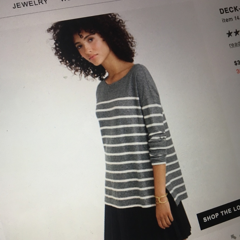 J-Crew Stripped Long-Sleeve